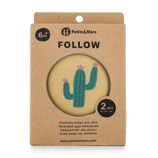 PETITE&MARS Chrániče kolen elastické pro lezení Follow Intense Ochre (obrázek 3)