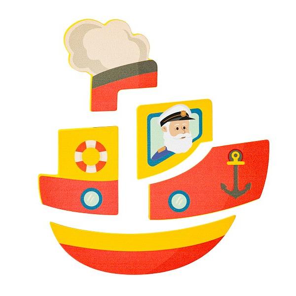 Woody Puzzle Baby - loďka (obrázek 3)