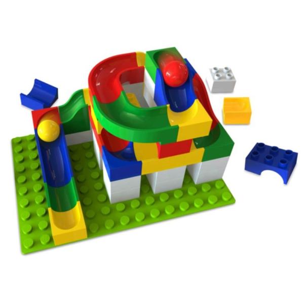 HUBELINO SET dráha s kockami  - 45 dielov