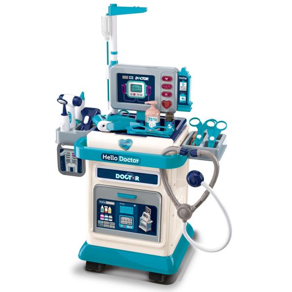 Lékařský set v kufříku se zvukem a světlem 37 dílů