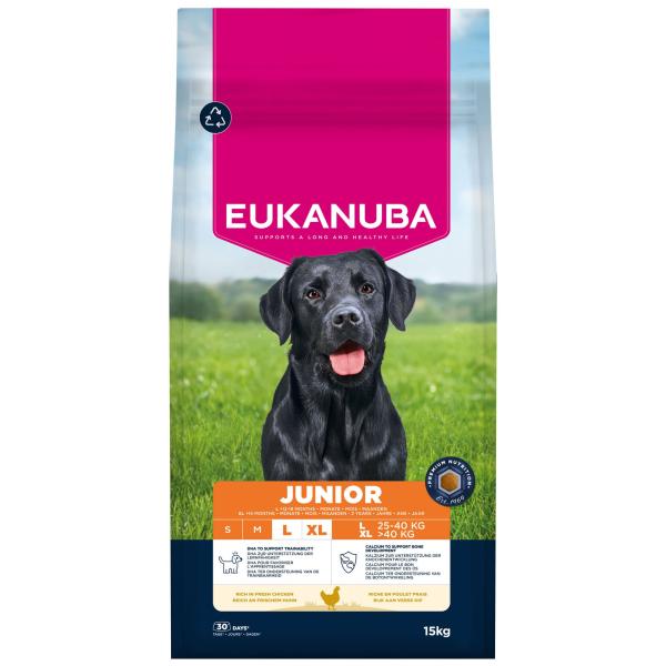 Krmivo EUKANUBA Junior Large bohaté na čerstvé kuře 15 kg (obrázek 7)