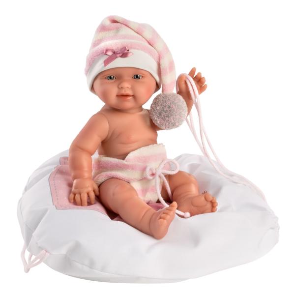 Llorens M26-314 obleček pro panenku miminko NEW BORN velikosti 26 cm s doplňky (obrázek 4)