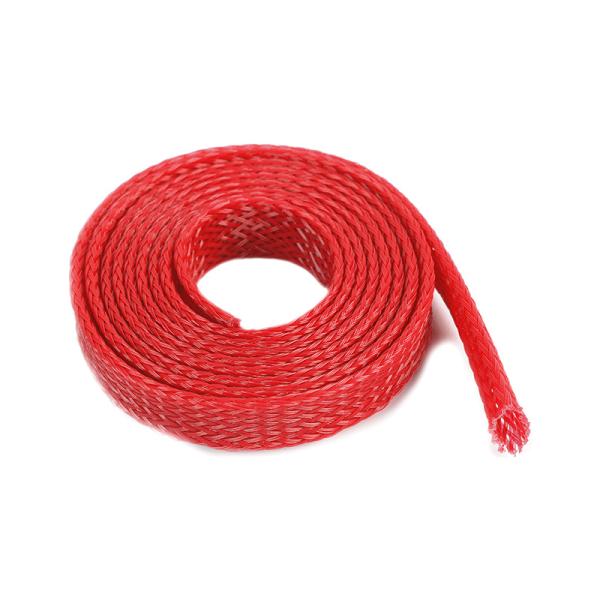 Ochranný káblový oplet 8mm červený (1m)