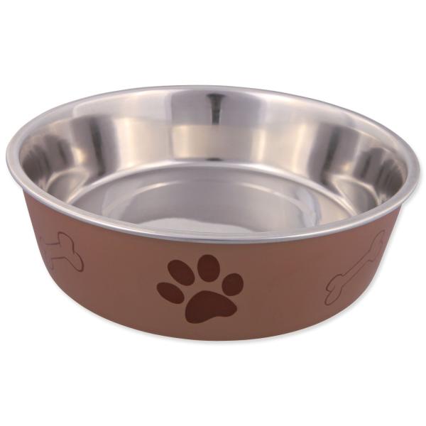 Miska Trixie nerezová, plastový povrch 21cm 1400ml (obrázek 3)