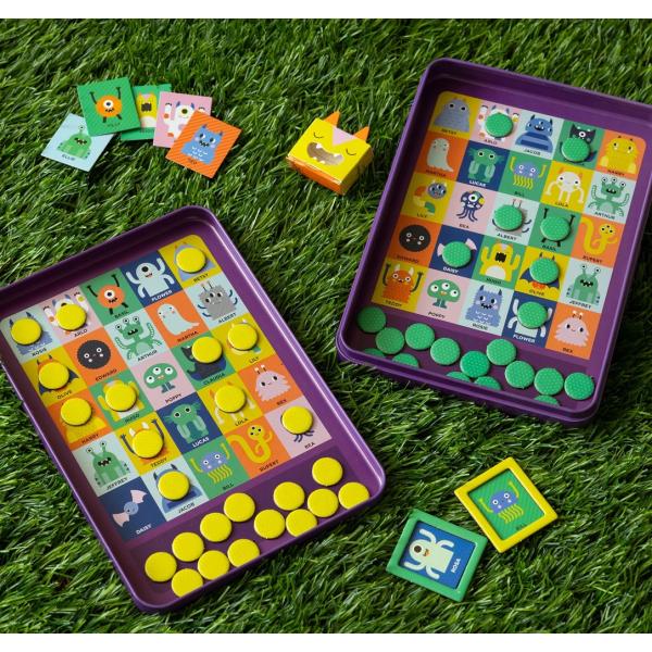 Petit Collage Magnetická hra Hádej, kdo jsem? Příšerky