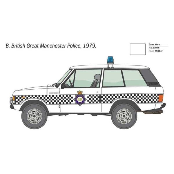 Model Kit auto 93661 – Range Rover Policie (1:24)