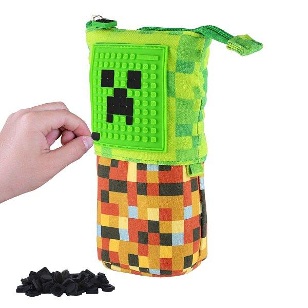 PIXIE CREW Pop Up pouzdro zeleno-hnědé, malý panel