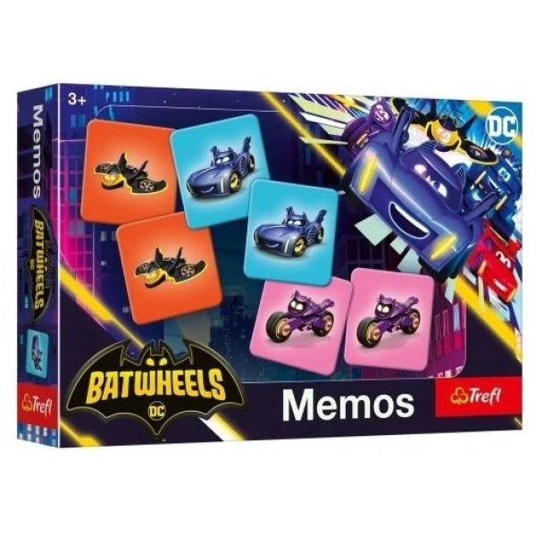 Trefl Batwheels Pexeso Batmanův vozový park