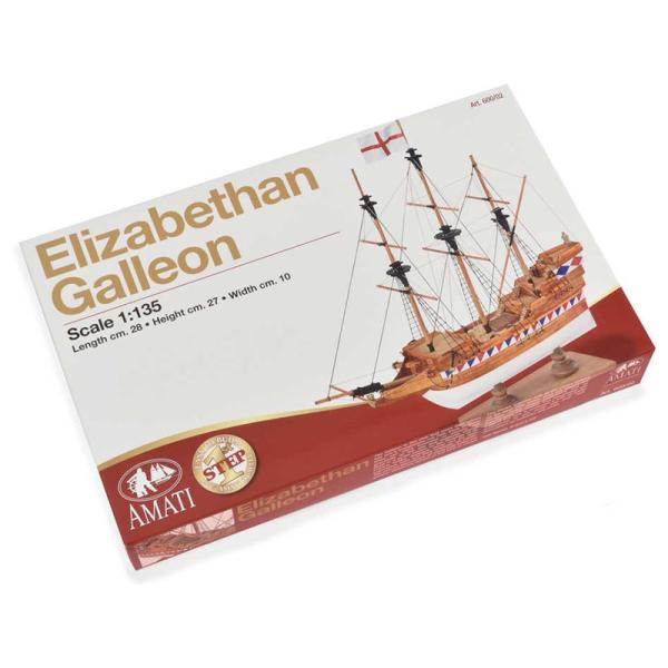 AMATI Elizabethan galeóna 1:135 First step kit (obrázek 5)
