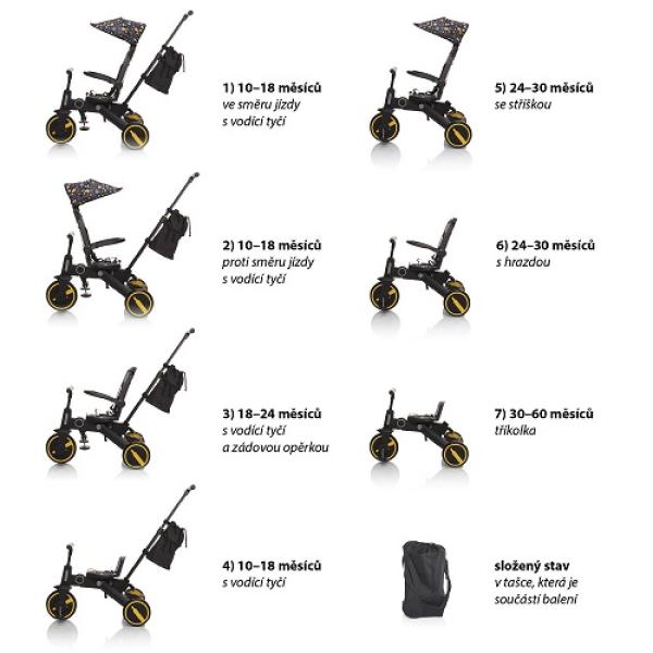 Tříkolka Nova 2, Racing Red (obrázek 6)