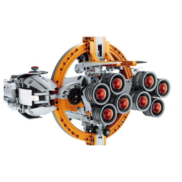Stavebnice iM.MASTER vesmírná loď s mechanickým pohonem plast 955 dílků (obrázek 6)