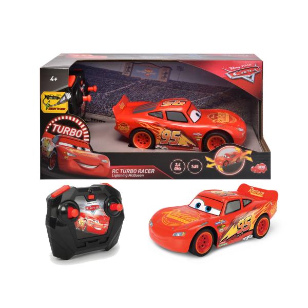 RC Cars 3 Blesk McQueen Turbo Racer 1:24, 17cm, 2kan