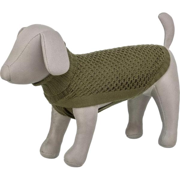 Svetr Trixie Norwood, XS, olivově zelený, 30 cm
