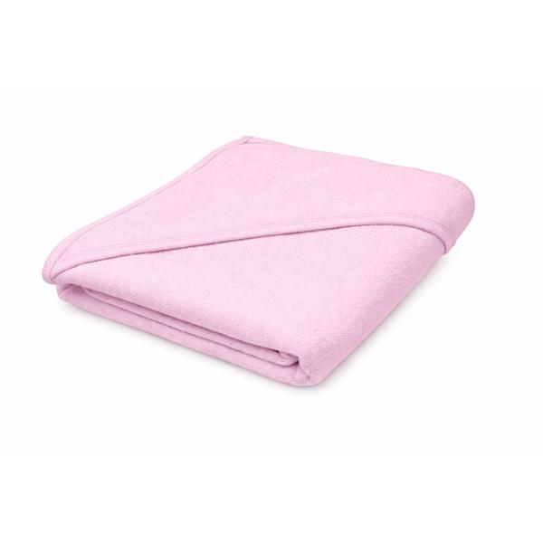 Detská froté osuška s kapucňou New Baby 100x100 cm pink