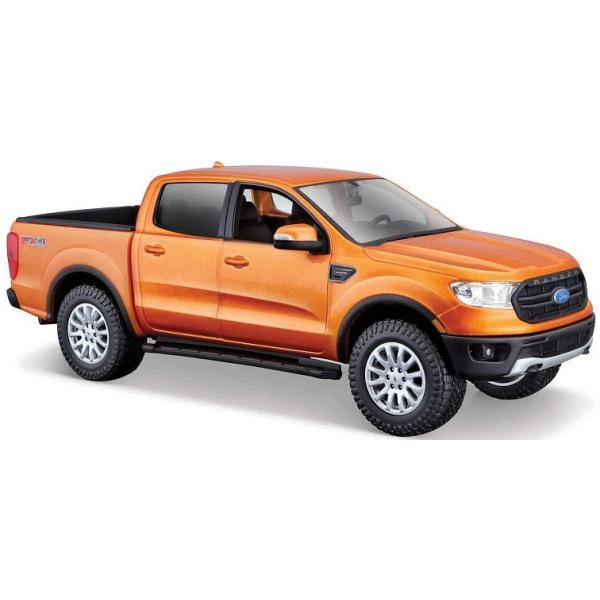 Maisto - 2019 Ford Ranger, metal oranžový, 1:27