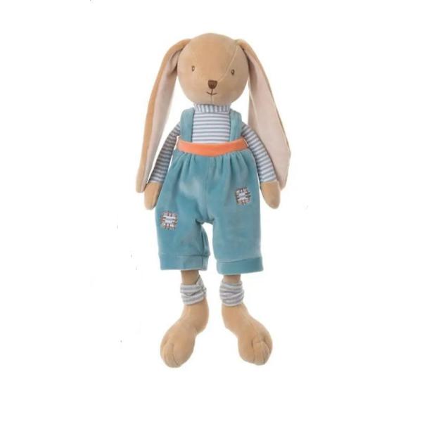 BK BUNNY BROTHERS - zajac - modré nohavice (30cm) Bukowski Design