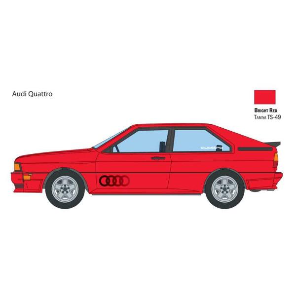 Model Kit auto 3671 – Audi Quattro (1:24)