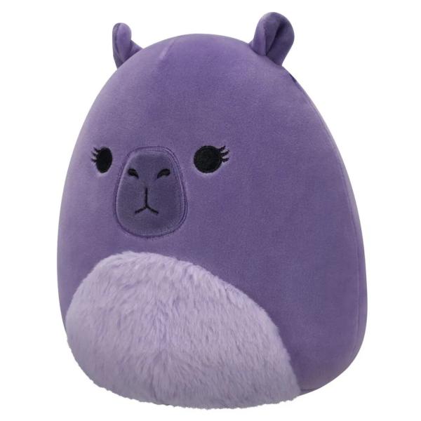 Squishmallows Fialová kapybara Debra, 13 cm
