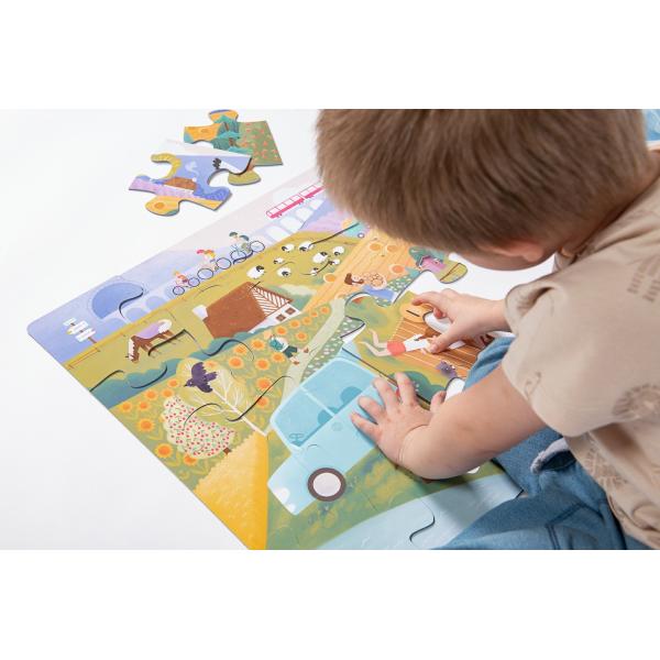KukiKuk 80052 Velké puzzle Na výletě