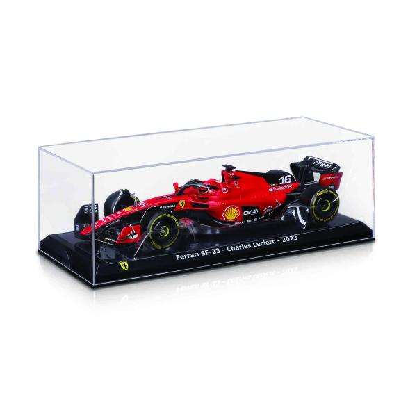 Bburago 1:24 Formula F1 Ferrari Scuderia SF-23 (2023) nr.55 Carlos Sainz - Custodia Rigida