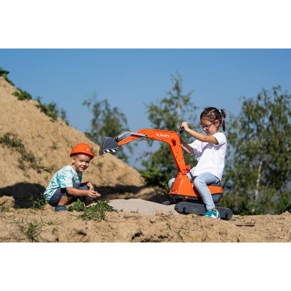 Falk Bager Kubota KX085-5 s otevíratelným sedadlem a přilbou (obrázek 11)