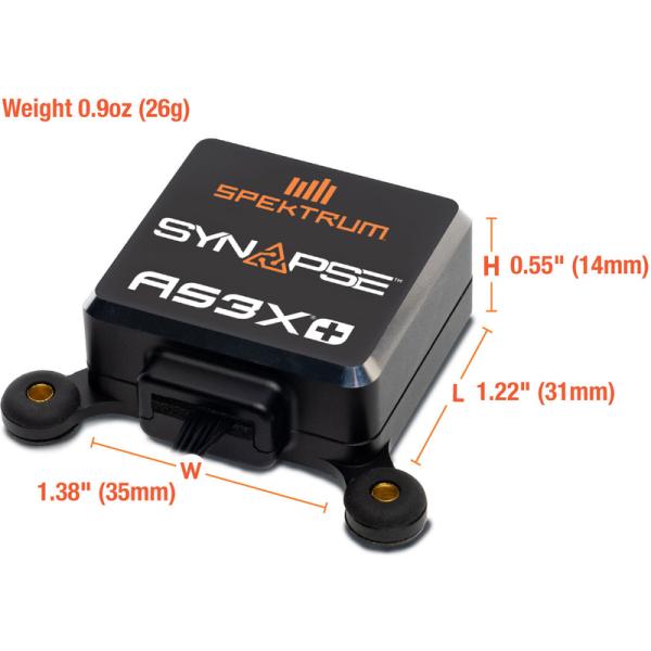 Spektrum stabilizace Synapse AS3X+/SAFE (obrázek 3)