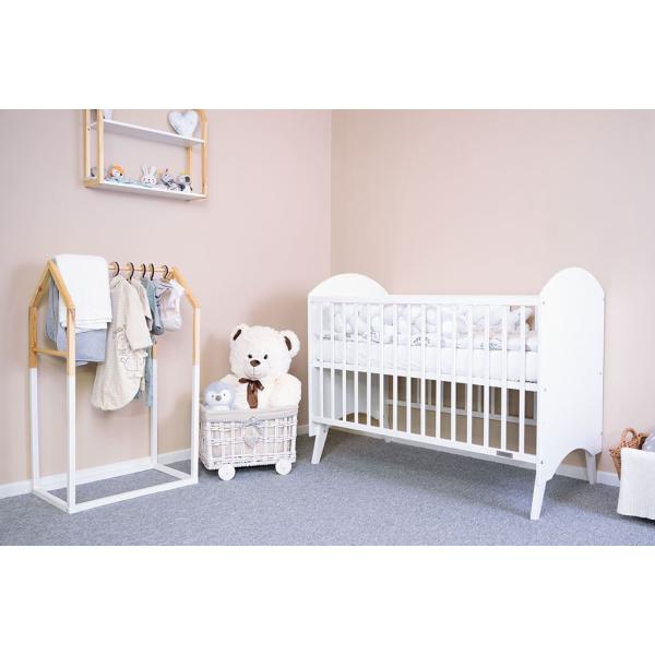 Dětská postýlka New Baby BELLA bílá (obrázek 3)