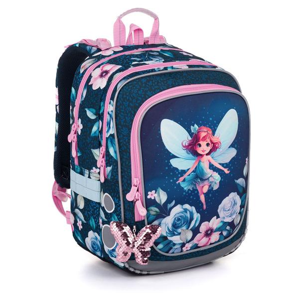 Ľahká školská taška s vílou Topgal ENDY 25003