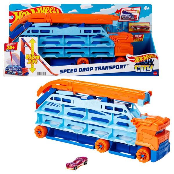 Mattel Hot Wheels tahač s vysokou dráhou