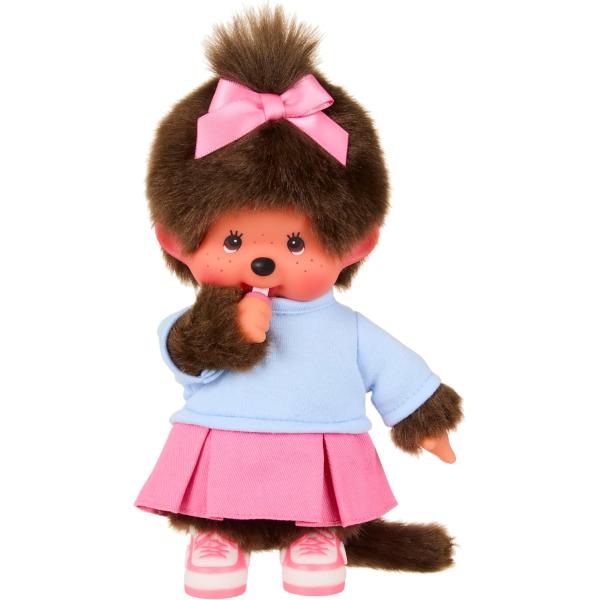 Monchhichi Mončiči dívka se sukní a teniskami 20cm