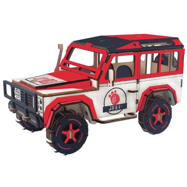 Woodcraft Dřevěné 3D puzzle SUV