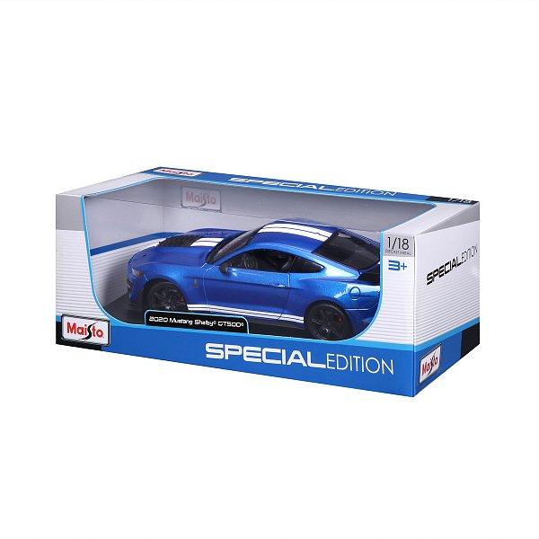 Maisto - 2020 Ford Shelby GT500, metalická modrá, 1:18 (obrázek 3)