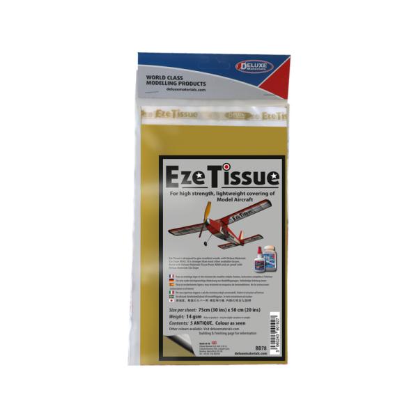 Eze Tissue poťahovací papier 14g/m2 75x50cm antik (5ks)