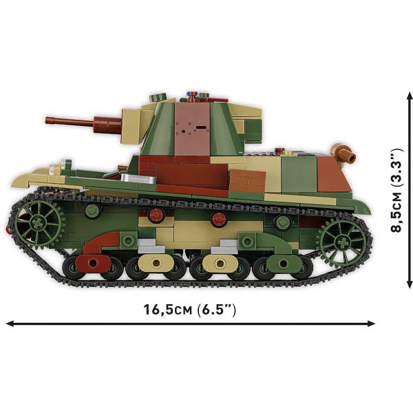 Cobi 2661 Polský lehký tank 7TP - World War II 1:28 (obrázek 7)