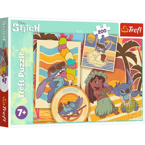 Trefl Puzzle Lilo & Stitch: Hudební svět 200 dílků