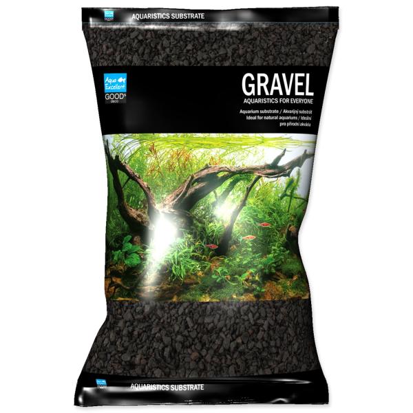 Grava Aqua Excellent negra 4-8 mm 8kg
