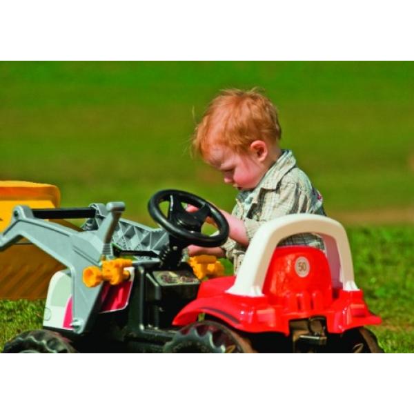 Rollytoys Šlapací traktor Rolly Kid Steyr nakladač s přívěsem (obrázek 3)