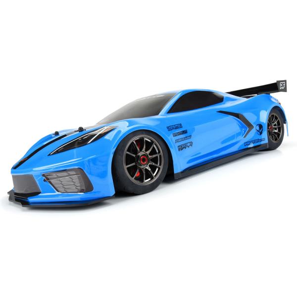 PROTOform karosérie 1:7 Chevrolet Corvette C8 modrá: Arrma Felony (obrázek 8)
