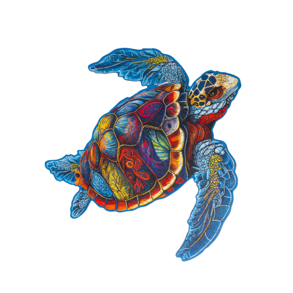 RECENTTOYS Drevené puzzle - Korytnačka