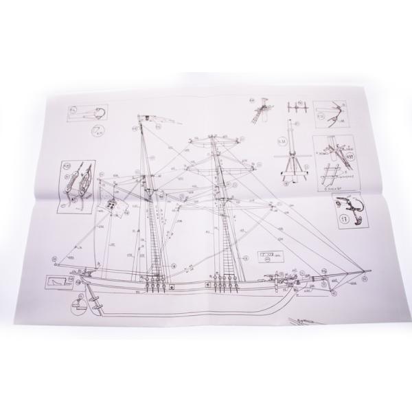 MAMOLI Black Prince 1774 1:57 kit (obrázek 10)