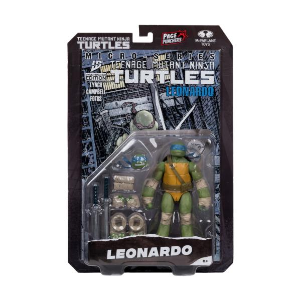 McFarlane figurka s komiksem Teenage Mutant Ninja Turtles Leonardo 5in Action (obrázek 3)