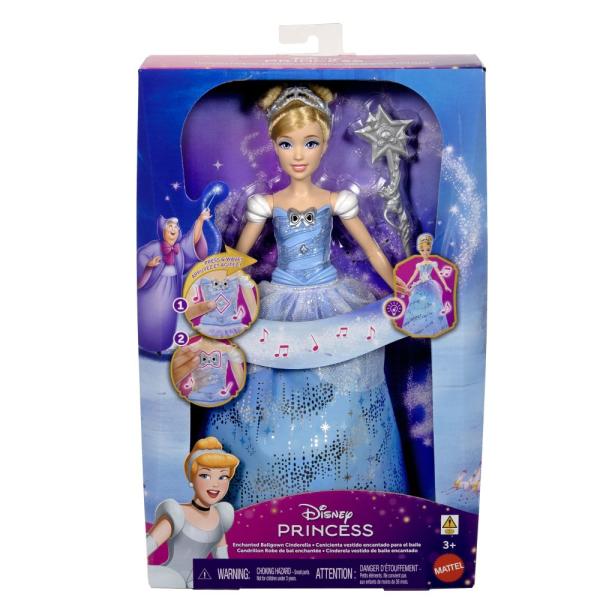 Mattel Disney Princess Panenka Popelka se světly a zvuky (obrázek 3)