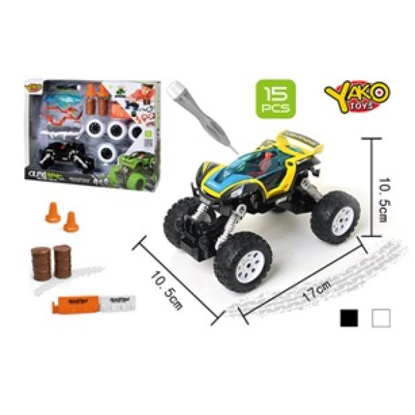 1:32 Stavebnica Auto 4WD 15ks 8621L
