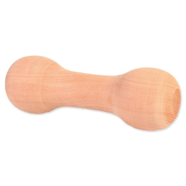 Jouet Trixie haltère arrondie, bois 125g