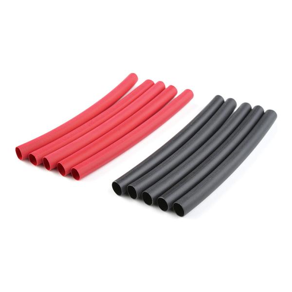 Zmršťovacia bužírka 4.7mm červená + čierna (10)