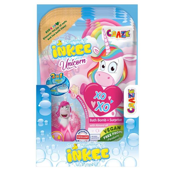 INKEE - Bomba do koupele s překvapením - Jednorožec (obrázek 7)