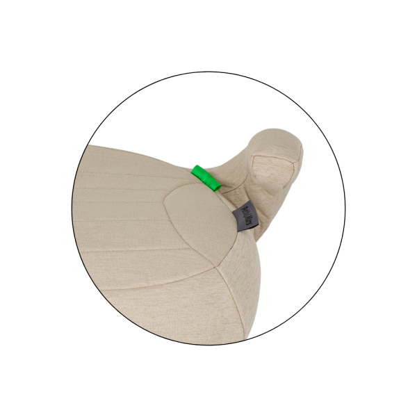 PETITE&MARS Podsedák Zuno Sage Beige 125 - 150 cm (22-36 kg) (obrázek 6)