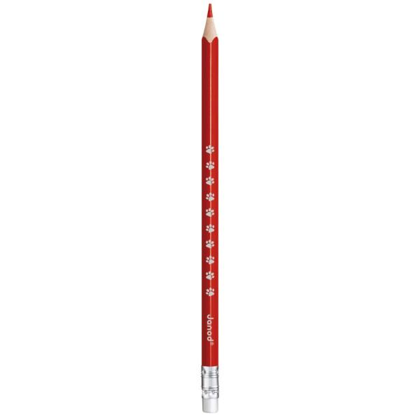 Janod Colorino Dětské pastelky s gumou 12 barev odolné (obrázek 3)