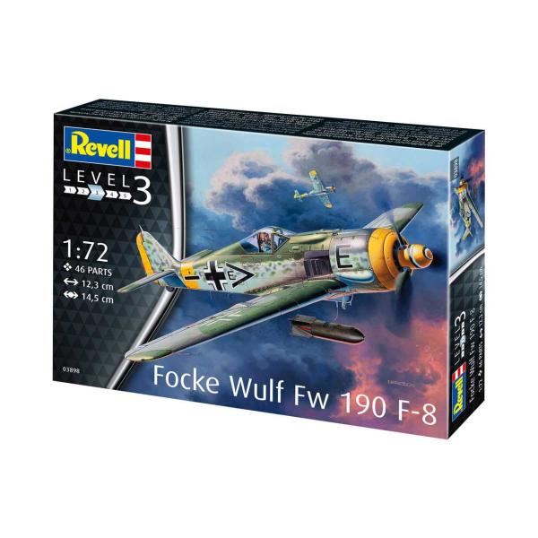 Plastic modelky letadlo 03898 - Focke Wulf Fw190 F-8 (1:72) (obrázek 3)