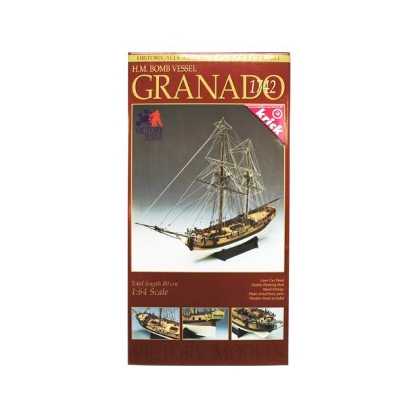 VICTORY MODELS H.M. Granado 1741 1:64 kit (obrázek 8)